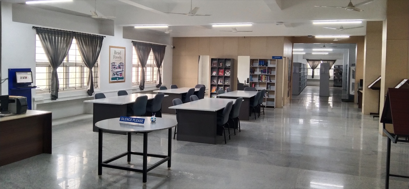 Central library study hall at PSG&nbsp;iTech